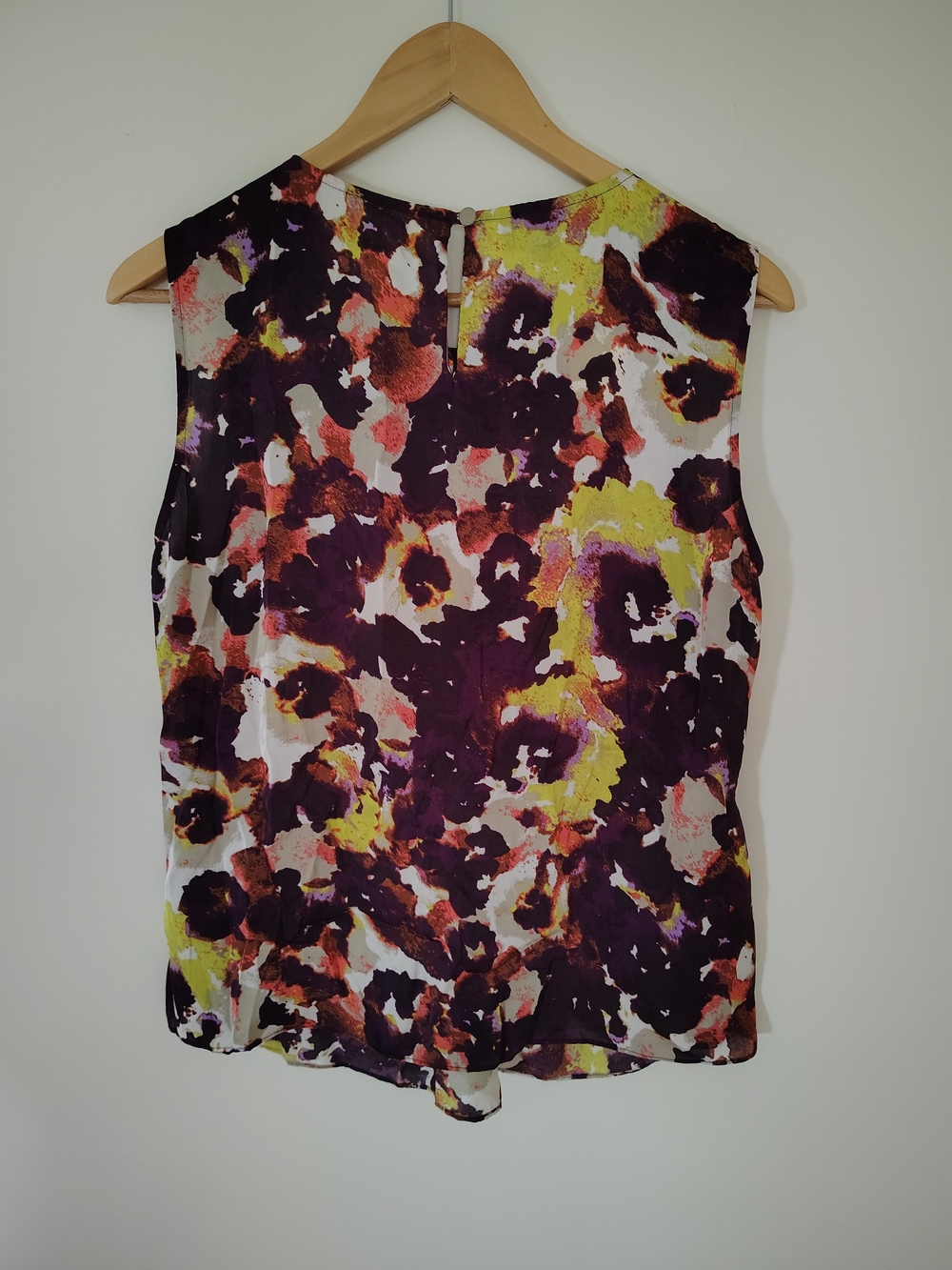 NWT Jones New York Collection Petite 14P Abstract Print Sleeveless Shell Top - Picture 2 of 5